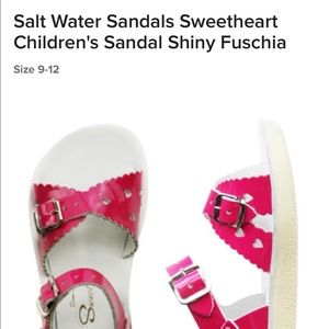 Salt Water Sandals toddlers size 7
